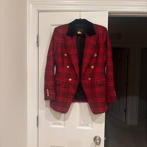 Banana Republic Tartan Plaid Blazer